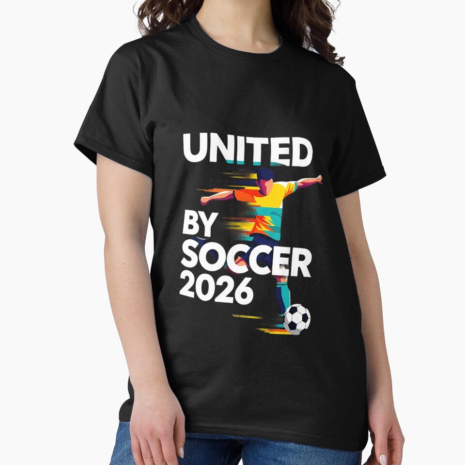 United by Soccer 2026 Football Fan Hoodie International Cup Style Graphic by UrbanPrts