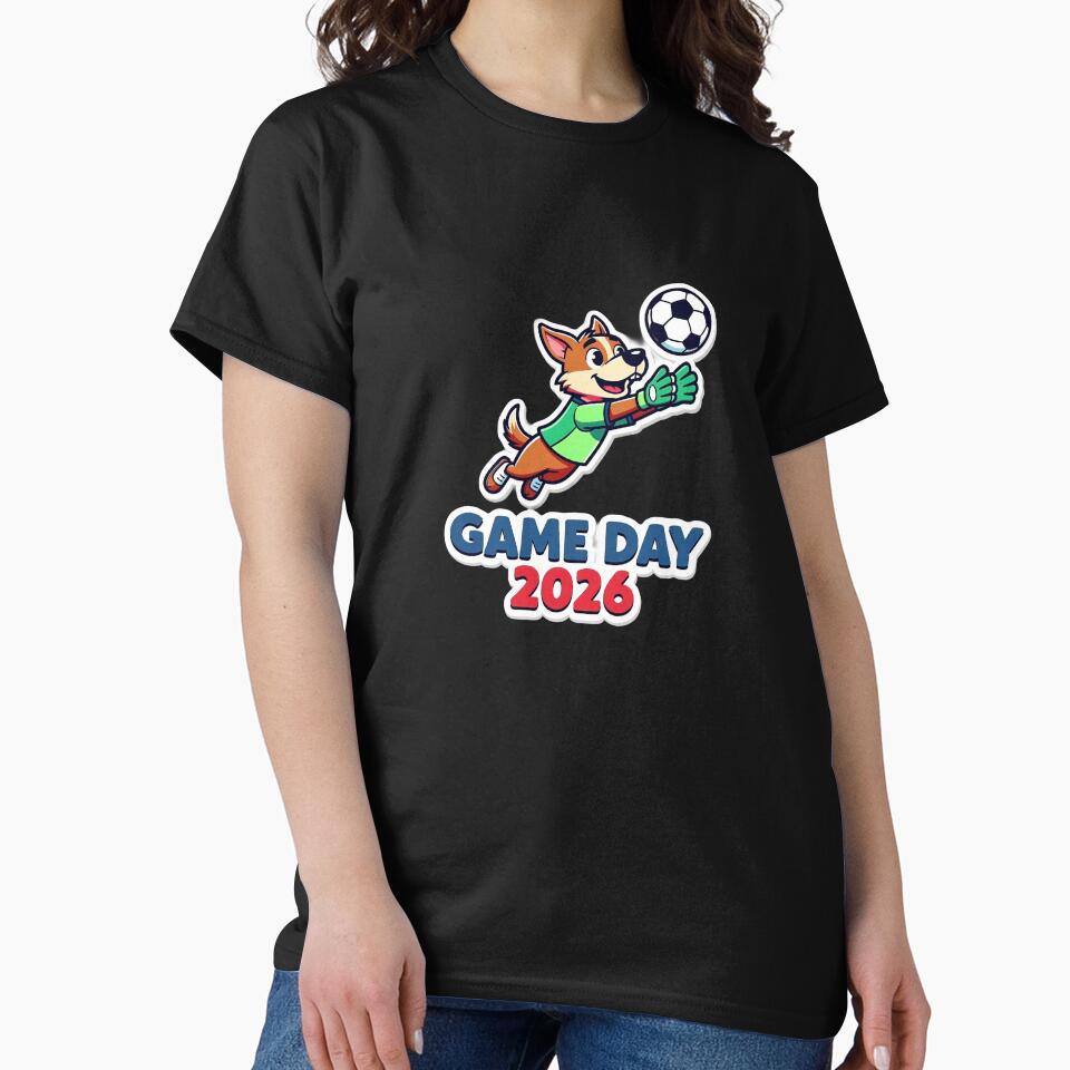 Miami Soccer Dog Design – Cute Puppy Football Fan Game Day Artwork by BrickByDream