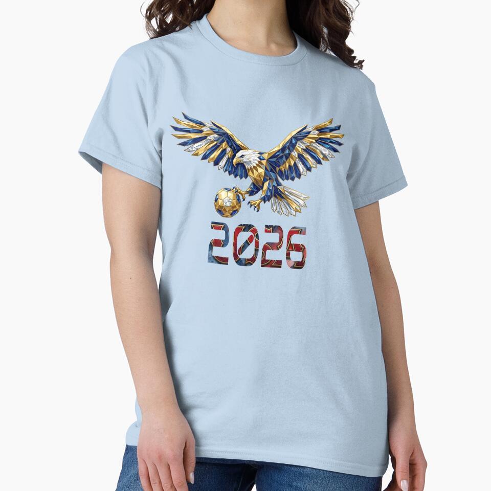 USA 2026 Soccer Eagle Geometric Football Fan Art by Lozarux