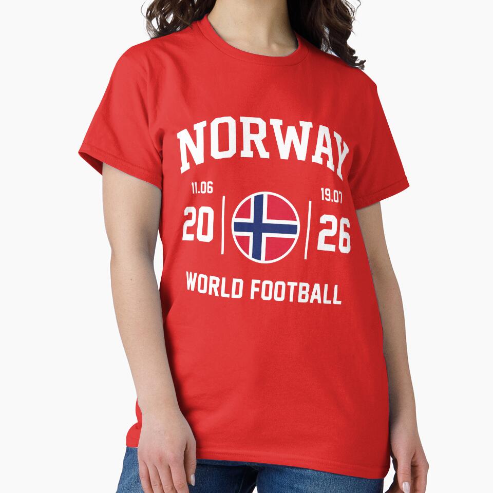 Norway 2026 World Football Fan Graphic by Imaginationbeyond