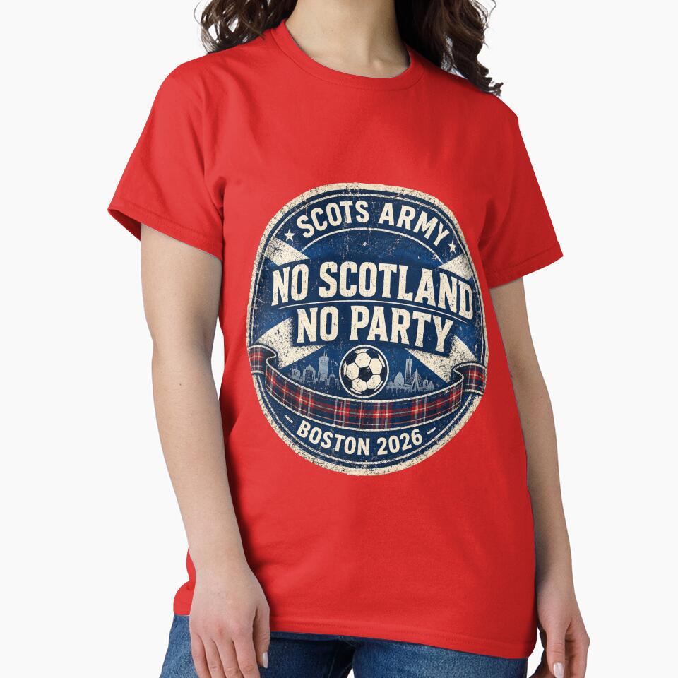 Scots Army Fan Crest Emblem 2026 by Mad People Clothing