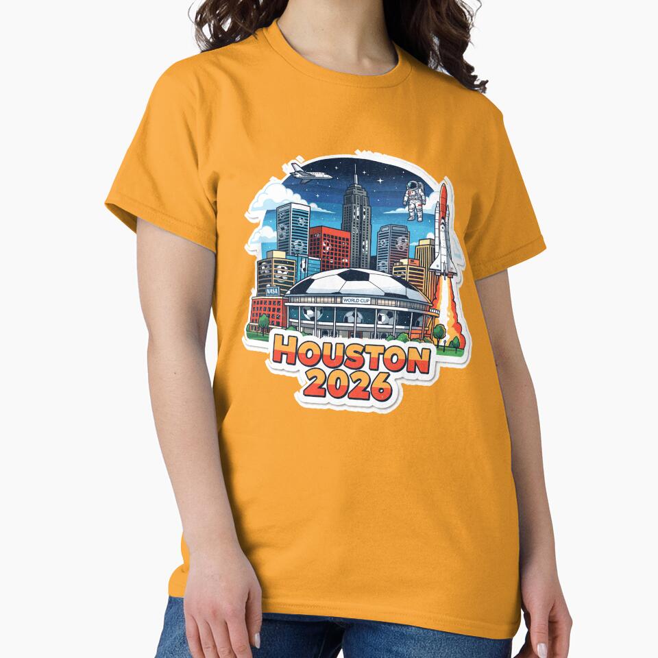 Houston 2026 Space City Soccer by Modefissi