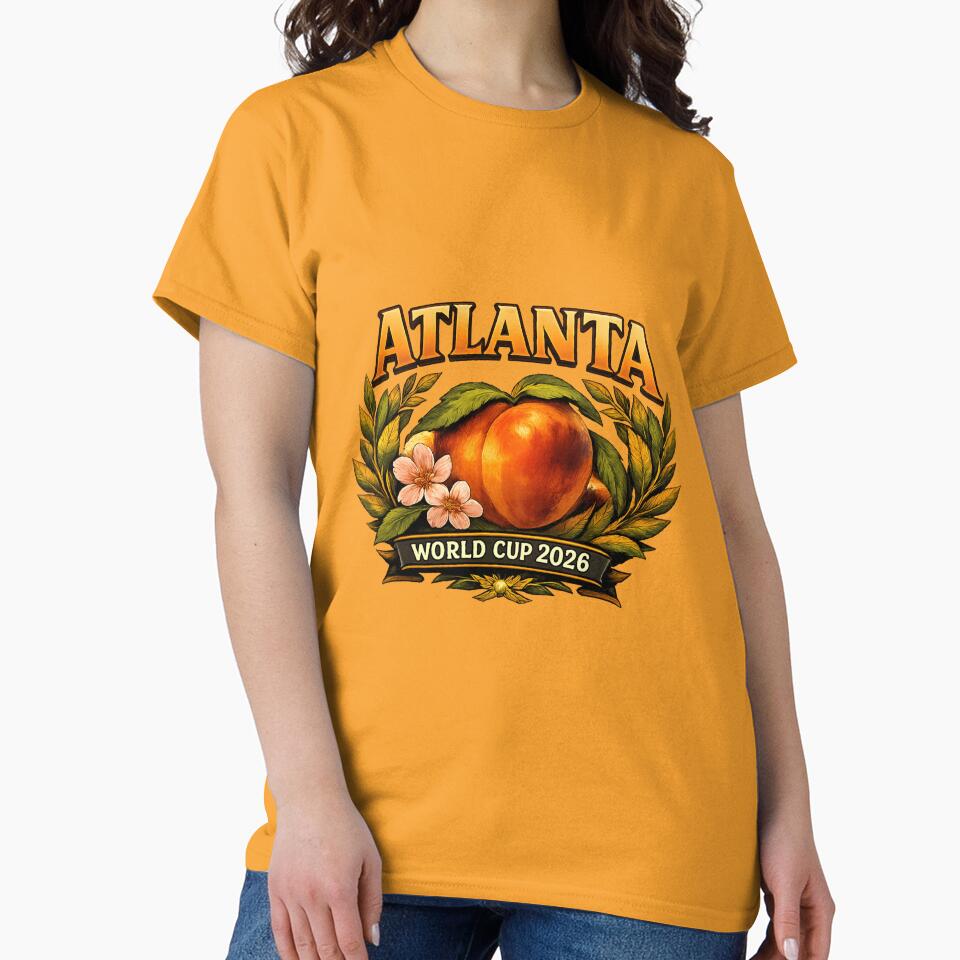 Atlanta 2026 World Cup Host City  — Georgia Peach Laurel Wreath by BrickByDream