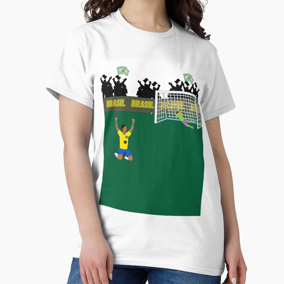 Goal Celebration! Brazilian Soccer Spirit & Vibrant Stadium Art by Dhiessi