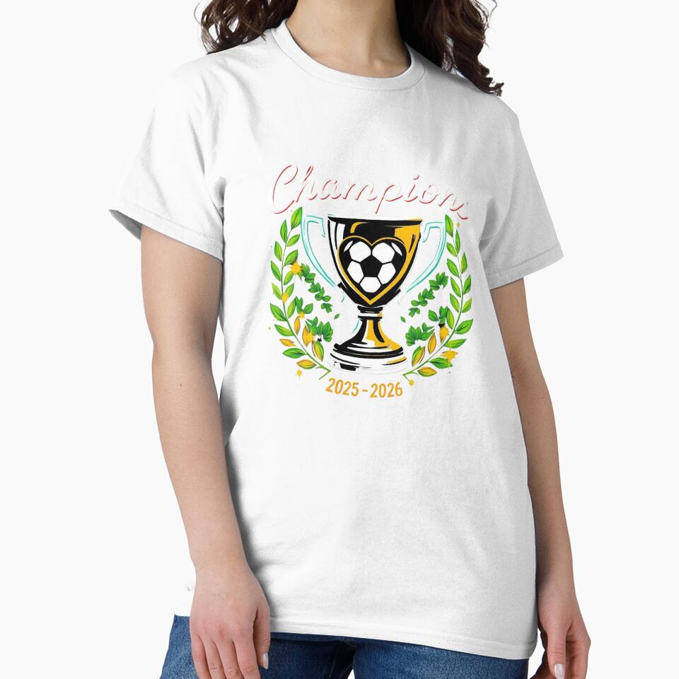Soccer Champions 2025-2026, fantasy football Trophy Design - Football Winner by TheGaliyaStudio