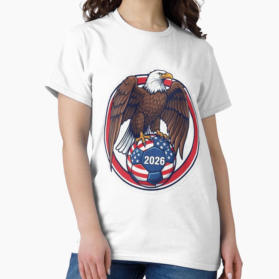 USA Eagle Soccer 2026 – American Pride Football Design by Mido-artister