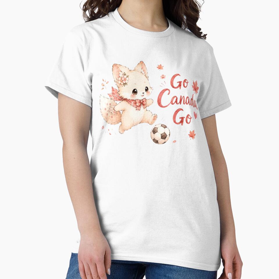 Go Canada Go Cute Tinia Bunny-Fox⁠ by Tingmade Studio