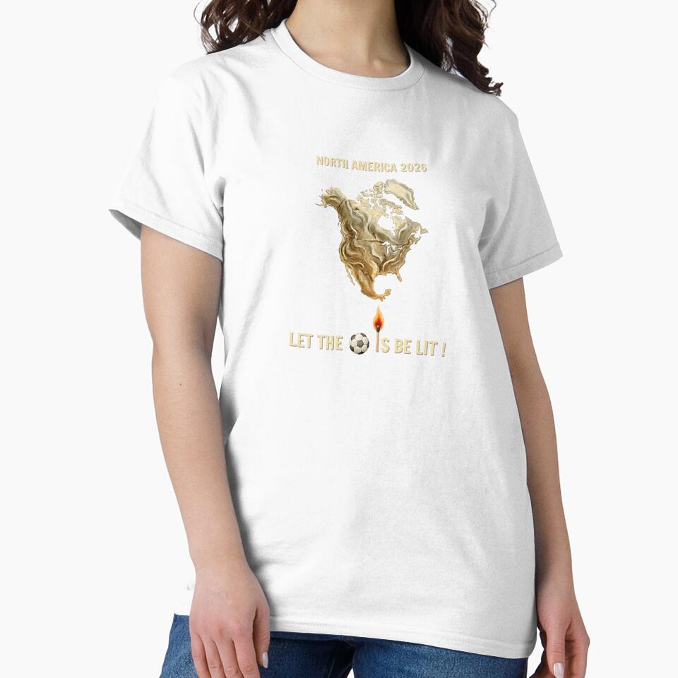 WC26 Hosting Continent: North America | Fun and Smart Soccer Fan Gear by Soccertees Lab