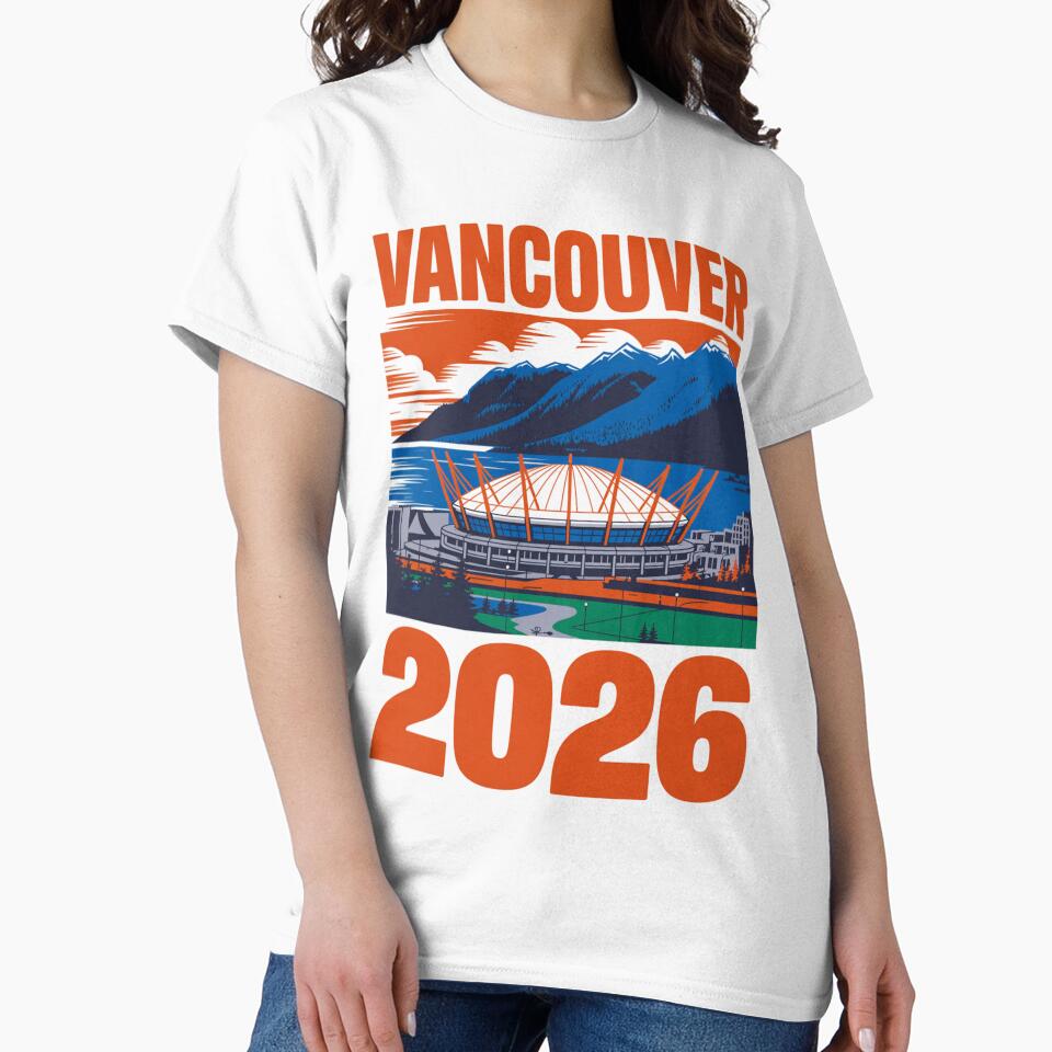 Toronto 2026 Skyline T-Shirt V9 by DarylWelsh2024