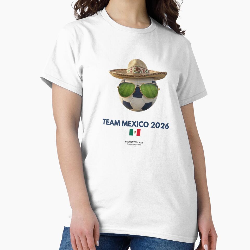Football Fan Gear: Team Mexico 2026 by Soccertees Lab