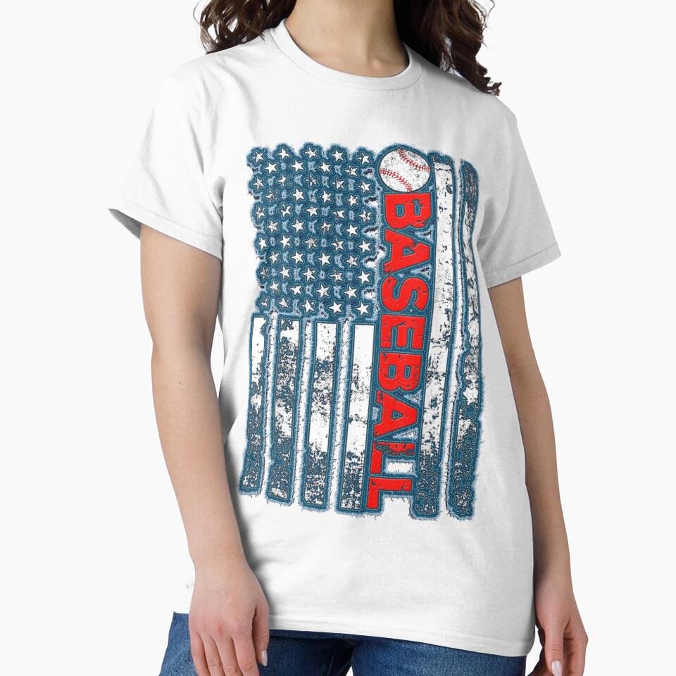American Flag Baseball Team by alomituso