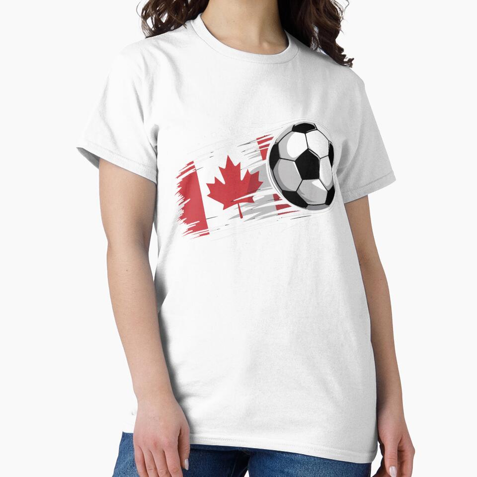 Canada Soccer Pride Maple Leaf Football Fan by QuiteOrbit