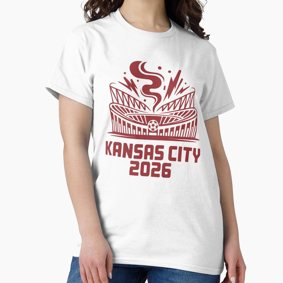 Kansas City 2026 Arrowhead Stadium Football T-Shirt V11 by DarylWelsh2024