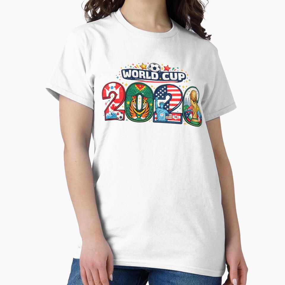 World Cup 2026 Host Nations Soccer Design | USA Canada Mexico Football Fan Art by CreativeNest Prints