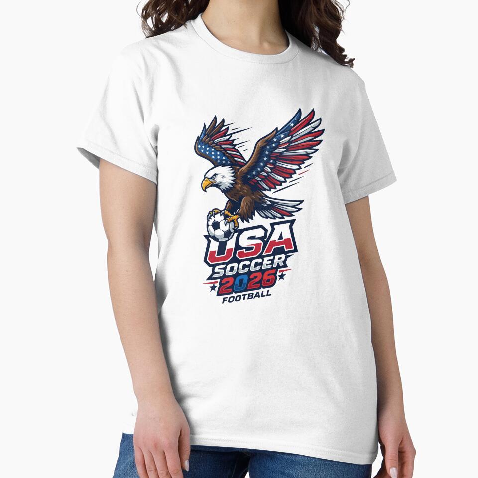 Patriotic Eagle USA Soccer 2026 by Rexusstain