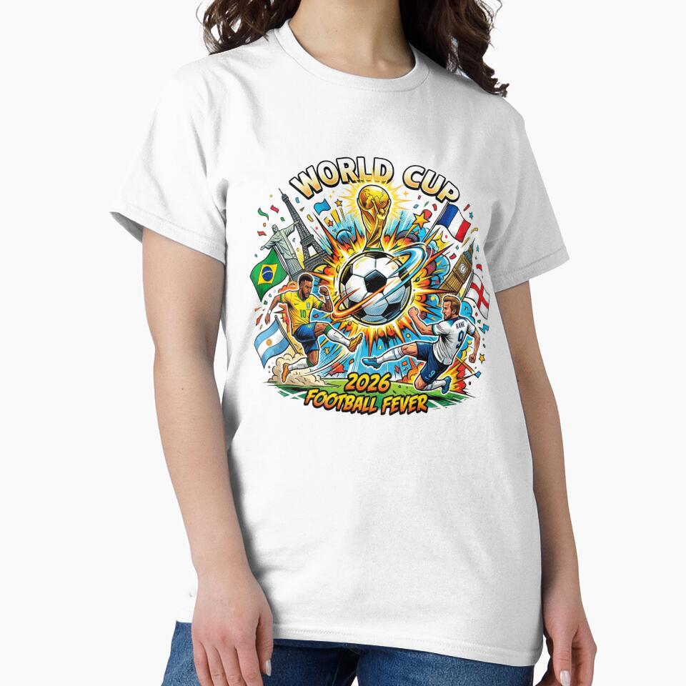 World Cup 2026 Football Fever Explosion Art by ShirtsUp-Lane