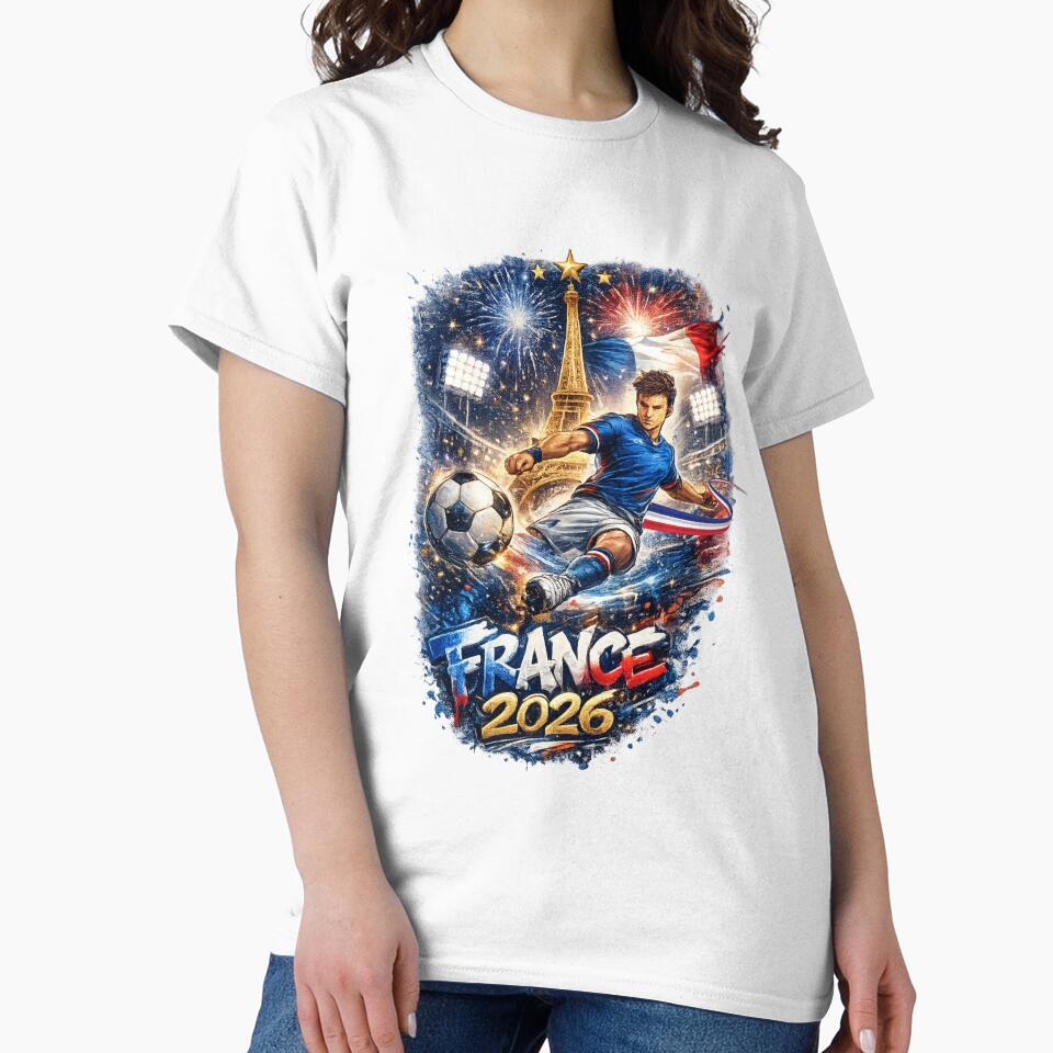 France Football 2026 Street Art Graphic – French Soccer Fan Merch ver 1 by CosmicNook1