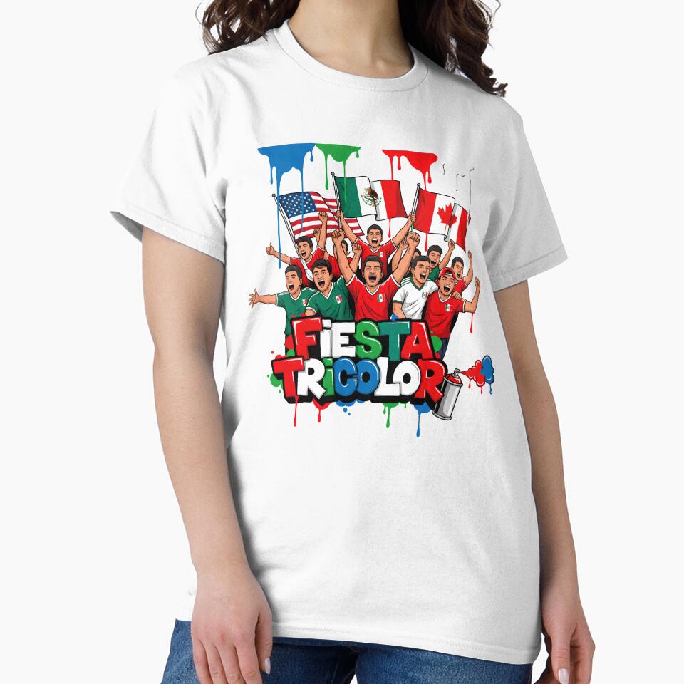 Fiesta Tricolor Soccer Fans Graffiti Streetwear by M.Store