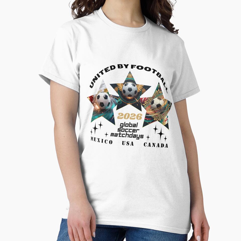 United by Football 2026 – Global Soccer Design Mexico USA Canada by La-Designita