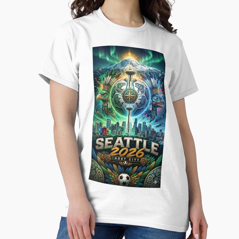 Seattle 2026 Soccer Host City PNW Totem Art by Aram250