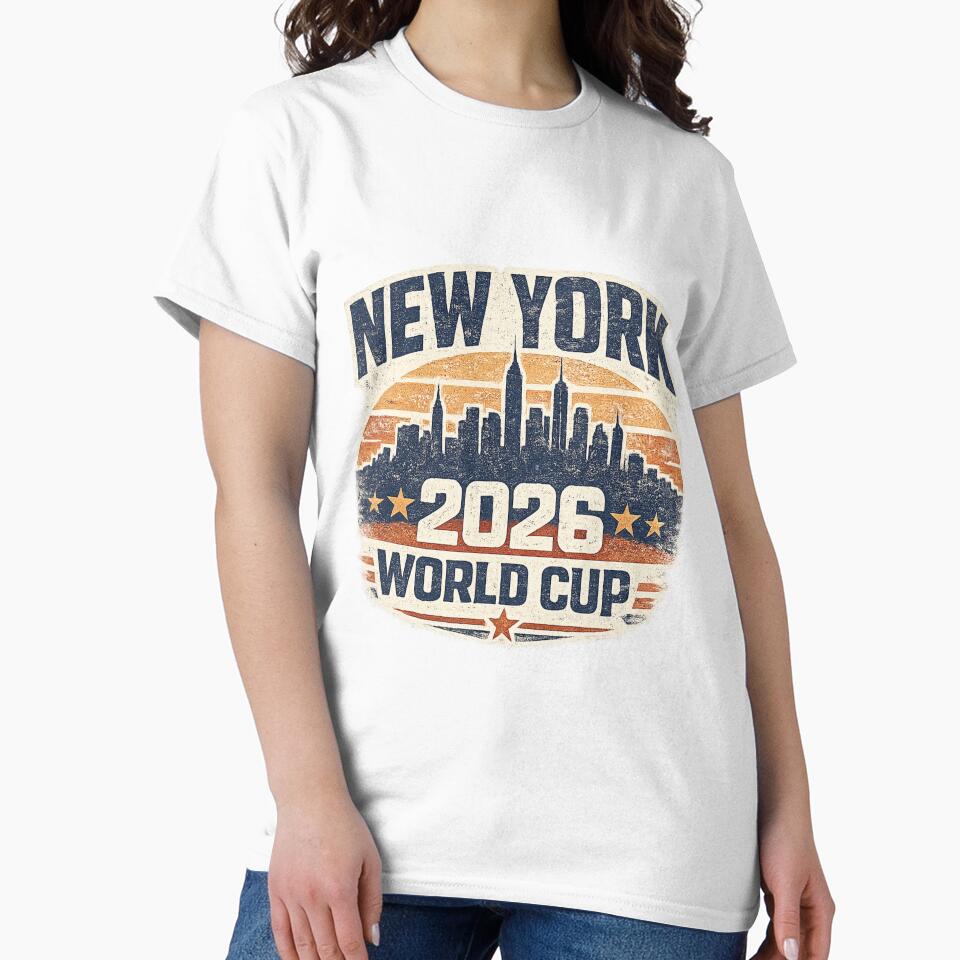 New York World Cup 2026 – NYC Skyline Retro by ArthUpscale