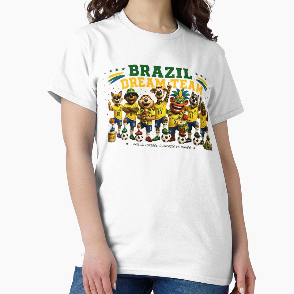 Funny Brazil Soccer Dream Team Shirt by WabiSabiSjak