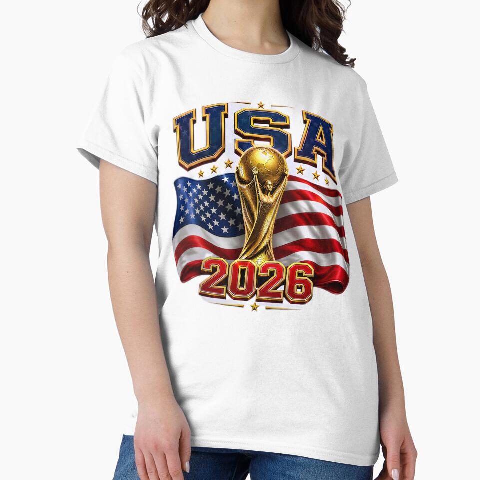 USA Football Fan Cartoon Sticker | American Soccer Supporter by aminesez22