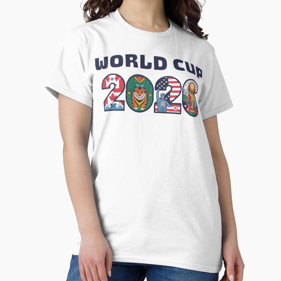 North America Soccer 2026 USA Canada Mexico Football Classic T-Shirt by BlitCrankMath