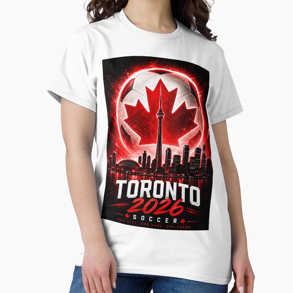Toronto 2026 Soccer Host City Maple Leaf Fan Art by Aram250