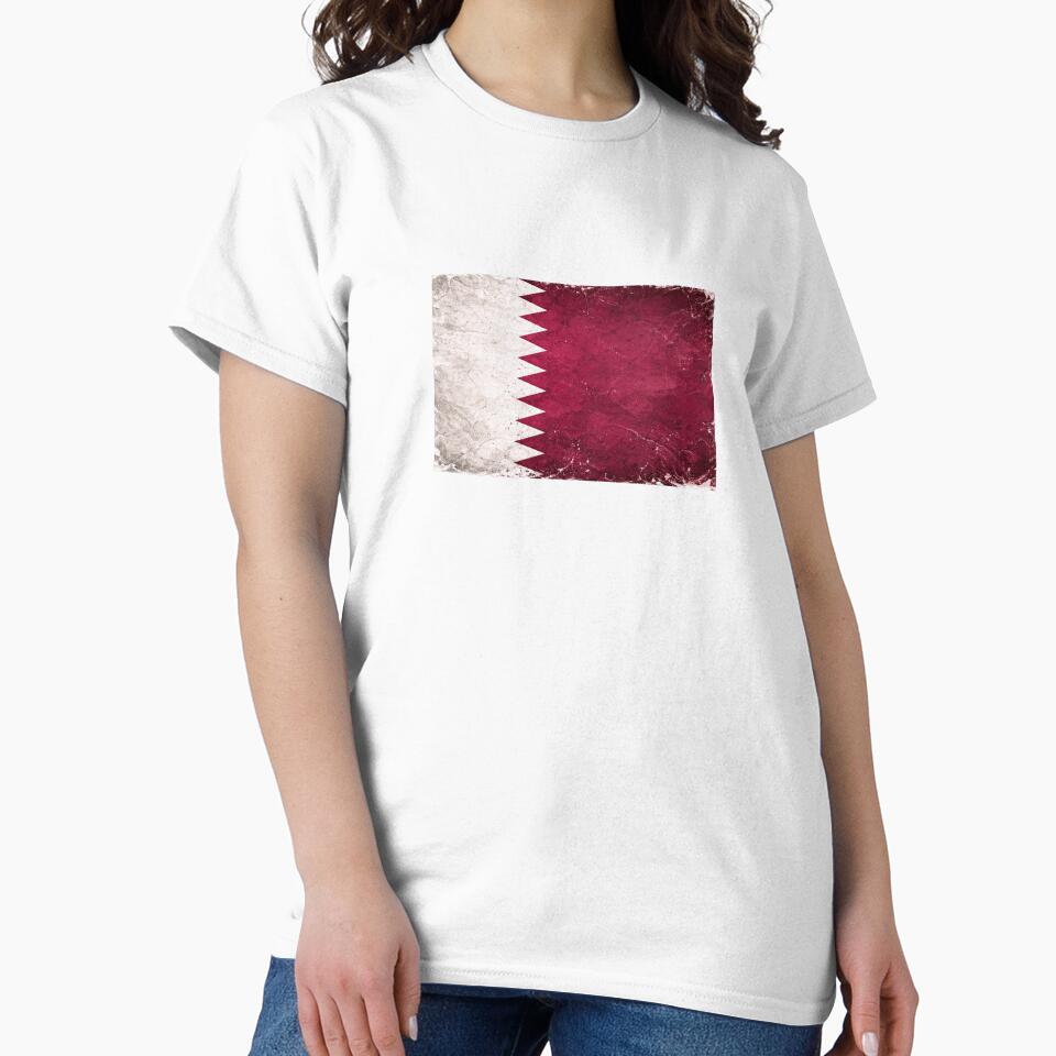 Qatar Football World Cup Flag | Grunge Qatari Soccer Art by tangramrachel