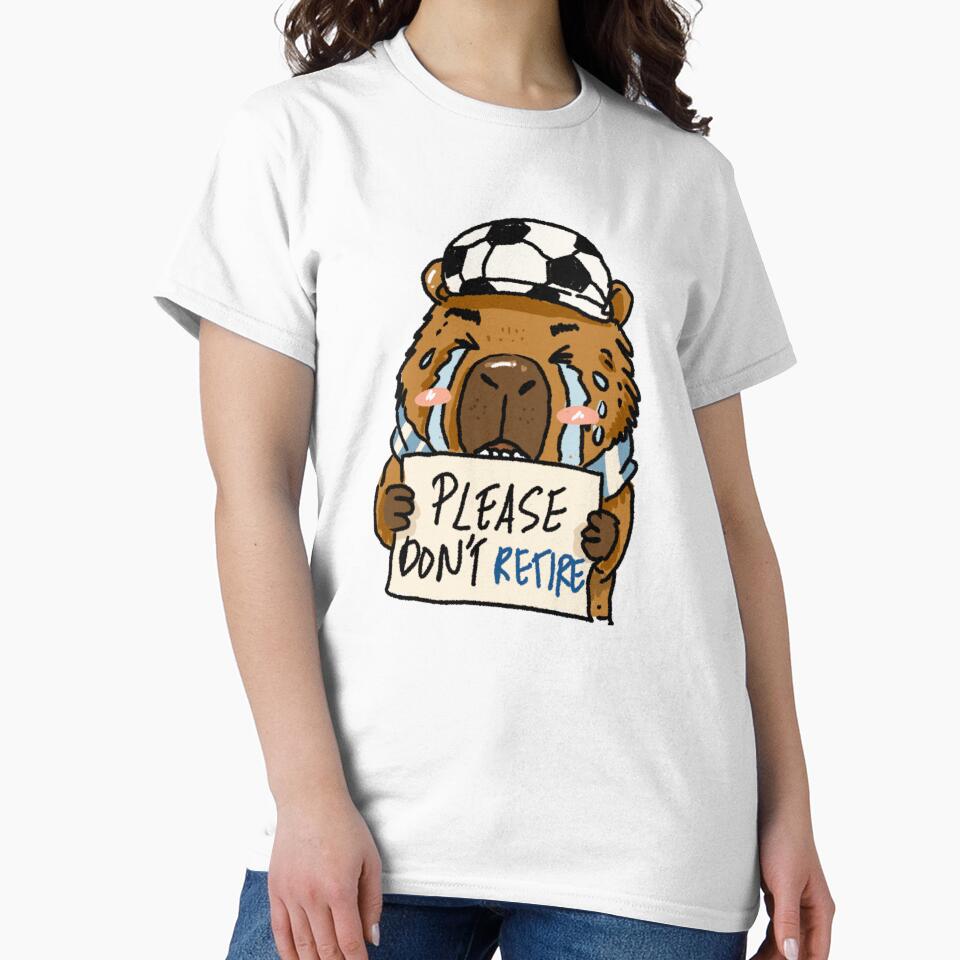 Awkward Animal Hat Club – Please Don’t Retire Crying Capybara | Argentina World Cup 2026 Sticker by chupichapa