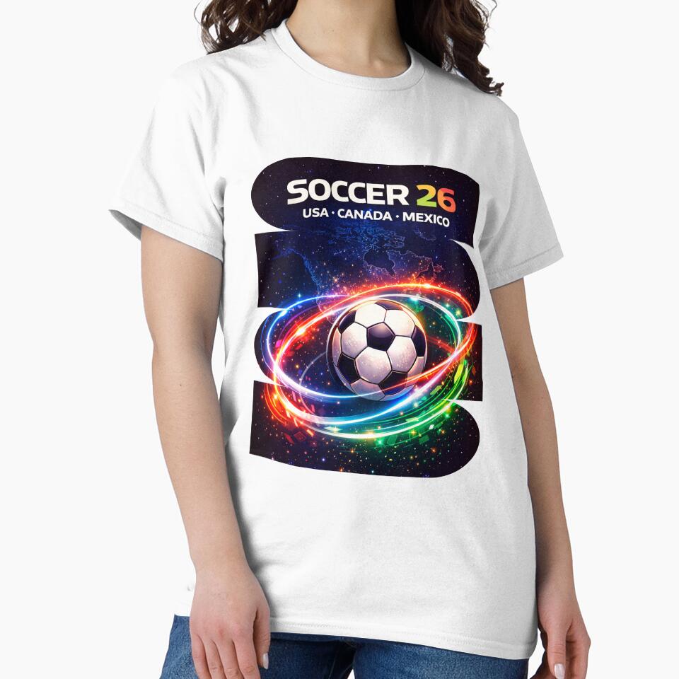 North America Soccer 2026 Shirt, Soccer 26 USA Canada Mexico Fan Tee, United 2026 Soccer Graphic - Bold by MK-Charlie
