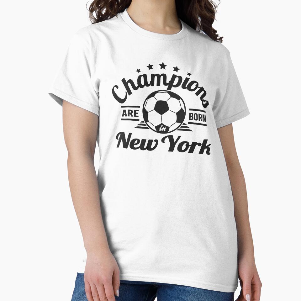 Champions Are Born In New York , Soccer fans vintage gift by lamjar-art