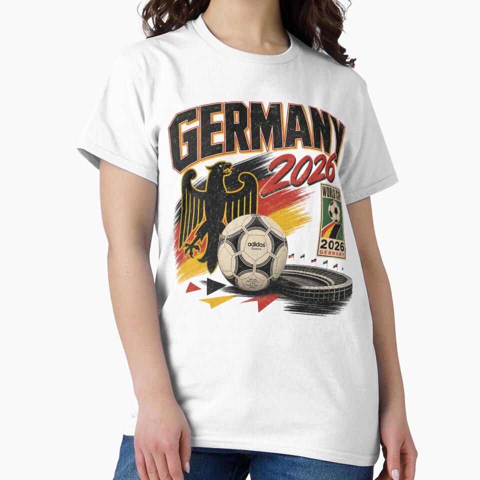Germany 2026 Football World Cup Glory | Die Mannschaft Fan Supporter Shirt by rushaib