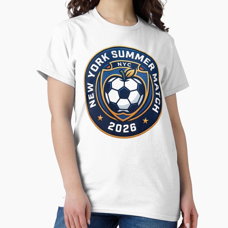 New York Summer Match 2026 Soccer Badge by laughingshirts