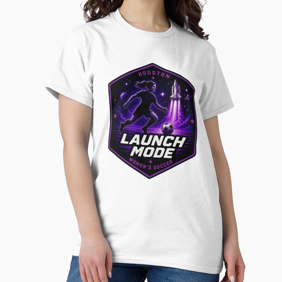 Houston Launch Mode Women’s Soccer Shirt by PINK FREE