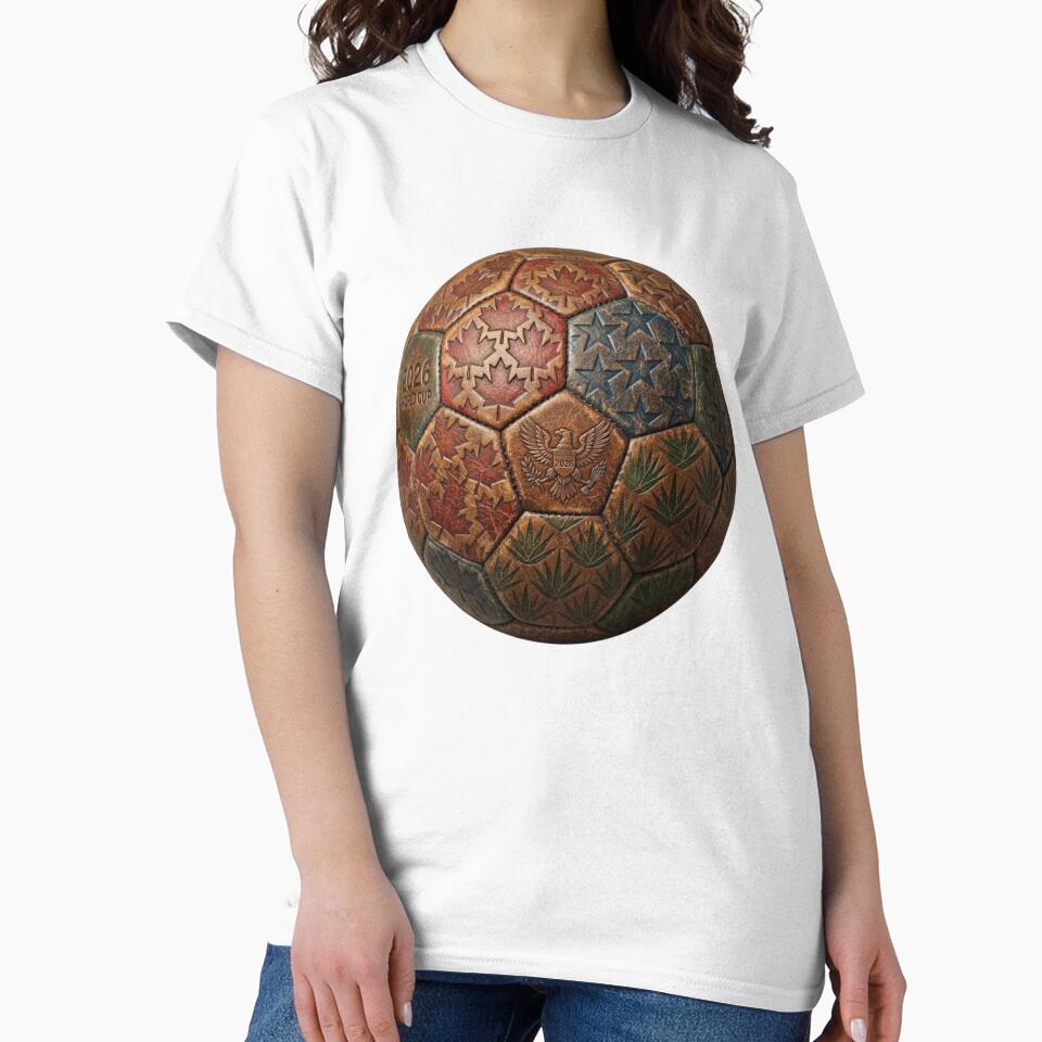 Vintage 2026 World Cup Ball – Artistic Design USA, Canada & Mexico by droidtech