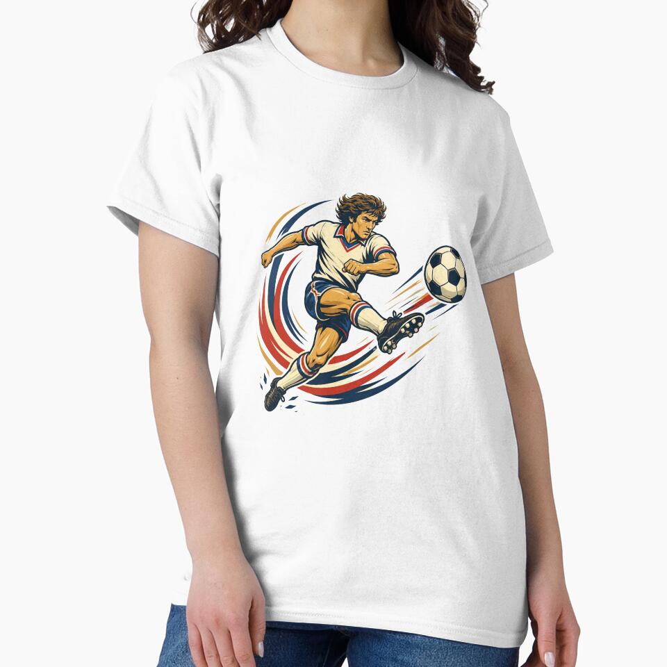 USA Vintage Soccer T-Shirt | Retro Football Design by wizooo411