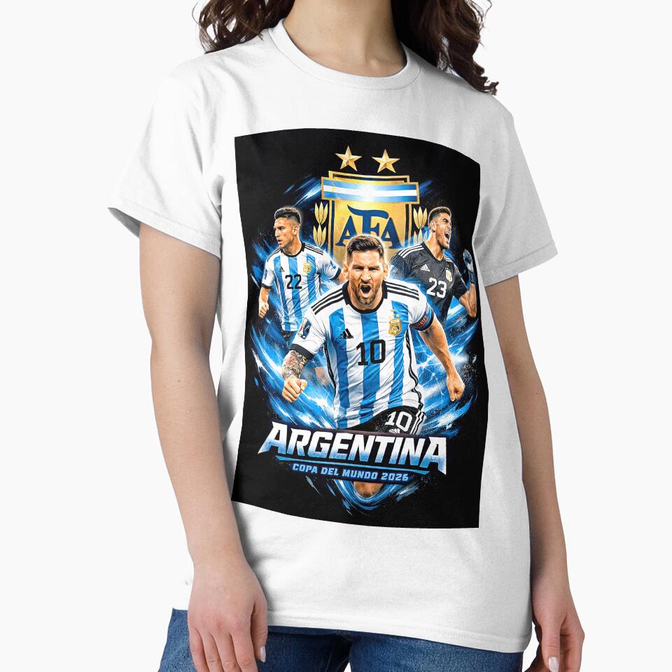 Argentina National Team World Cup 2026 Football Art by Not Hugo