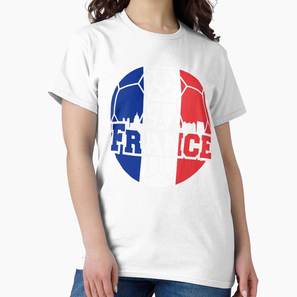 France Football Fan Paris Skyline Soccer Graphic by Imaginationbeyond