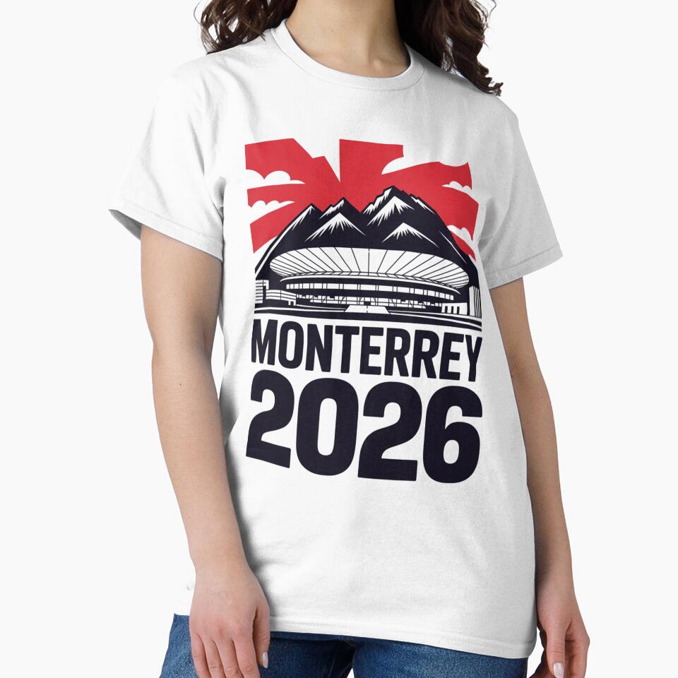 Monterrey 2026 Cerro de la Silla Mountain T-Shirt V2 by DarylWelsh2024