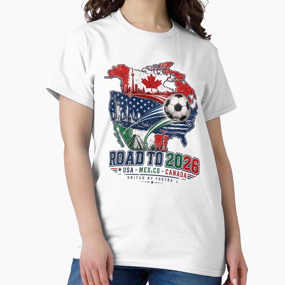 Road to 2026 USA Mexico Canada Soccer Badge by emaga