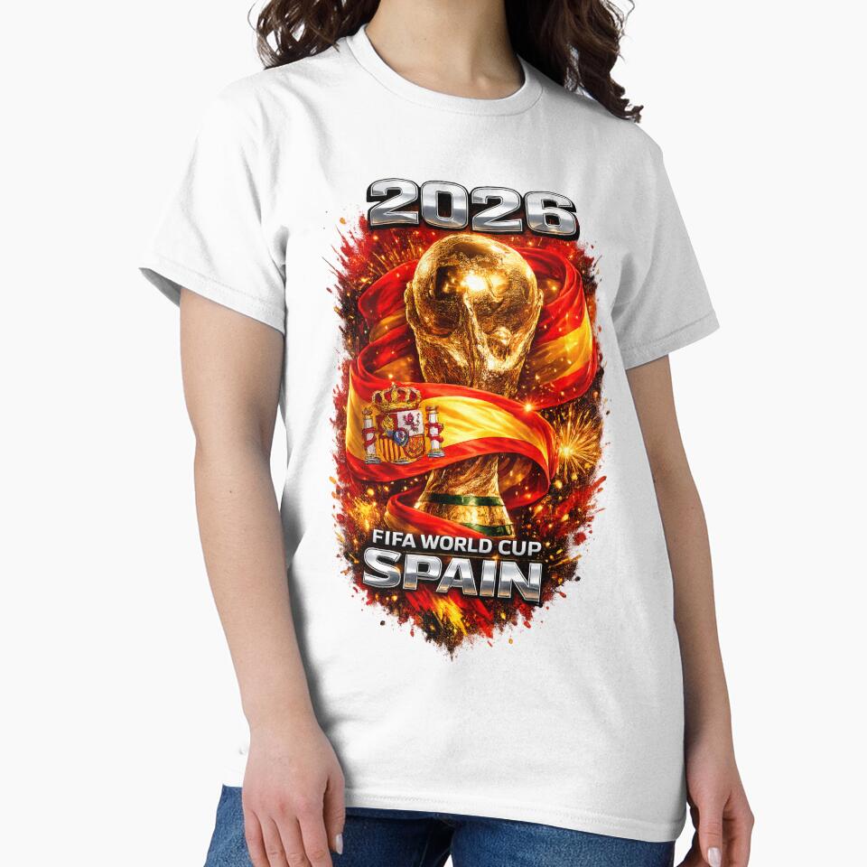 Spain 2026 Football World Cup Design by Retro Arabica
