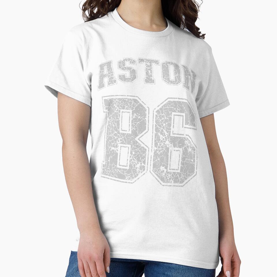 Aston Birmingham B6 Postcode New York Style Retro College Logo by ScienceNStuff