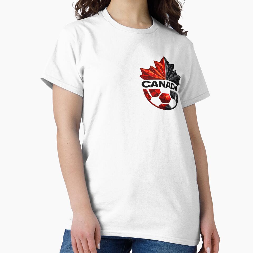 Geometric Canada Soccer Maple Crest by CompassLake