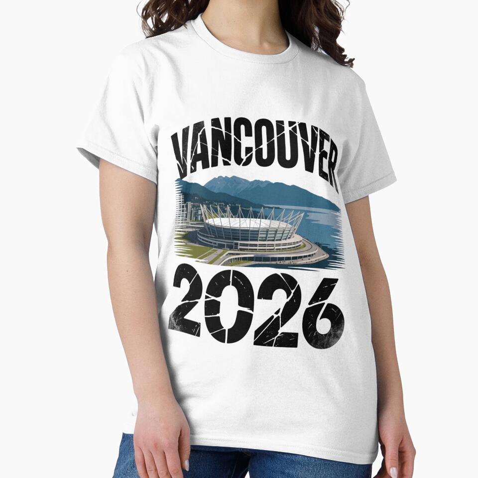 Toronto 2026 Skyline T-Shirt V22 by DarylWelsh2024