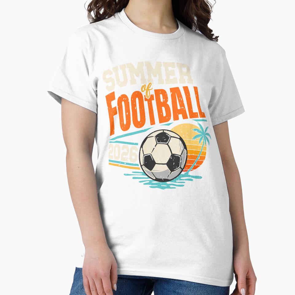 Summer of Football 2026 Retro Vintage Soccer by NicolasMar