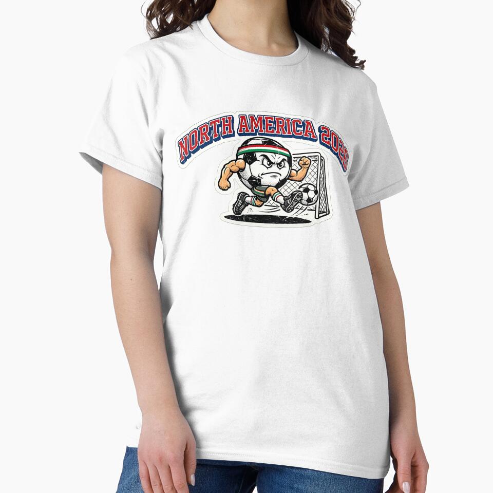 Retro Soccer Mascot "North America 2026" Vintage Sports by RiotKida