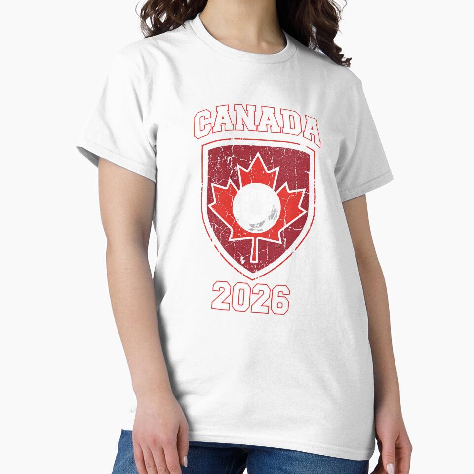 Canada 2026 Soccer Shield | Canadian Football Fan Graphic Design by Imaginationbeyond