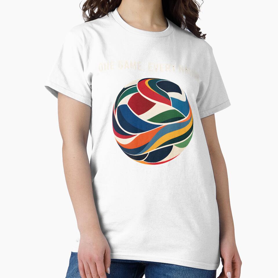 One Game Every Nation Soccer Shirt – Global Football Unity Design Summer 2026 by Lyutee